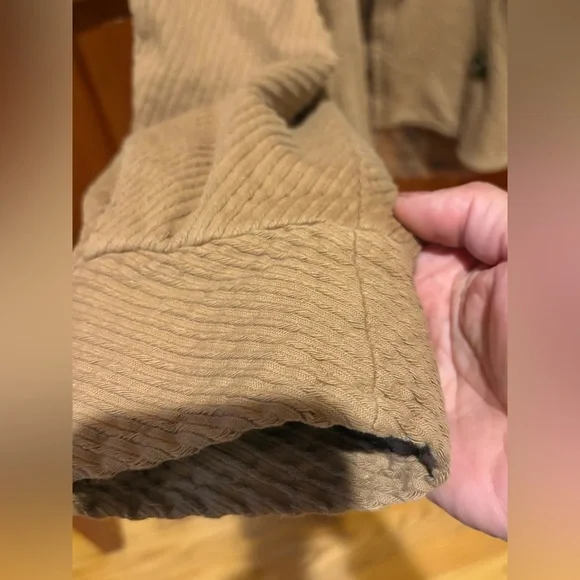 Free People Remi Brown Corduroy Oversized Shirt Jacket - Picture 11 of 17